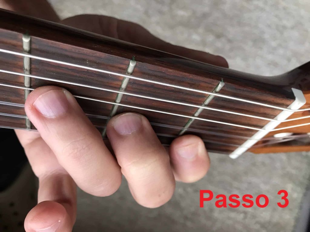 acorde fá maior passo 3