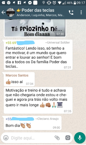 Poder das Teclas depoimento 03