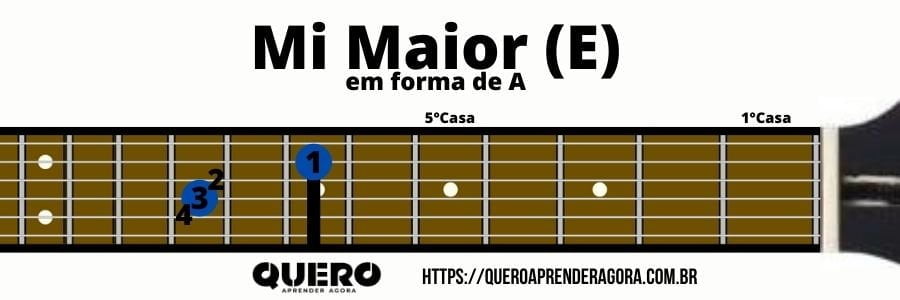 Mi Maior em forma de A